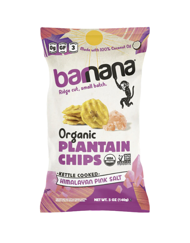 Organic Pink Salt Plantain Chips