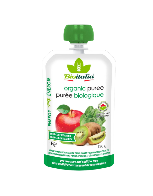 Organic Apple, Kiwi and Spinach Smoothie