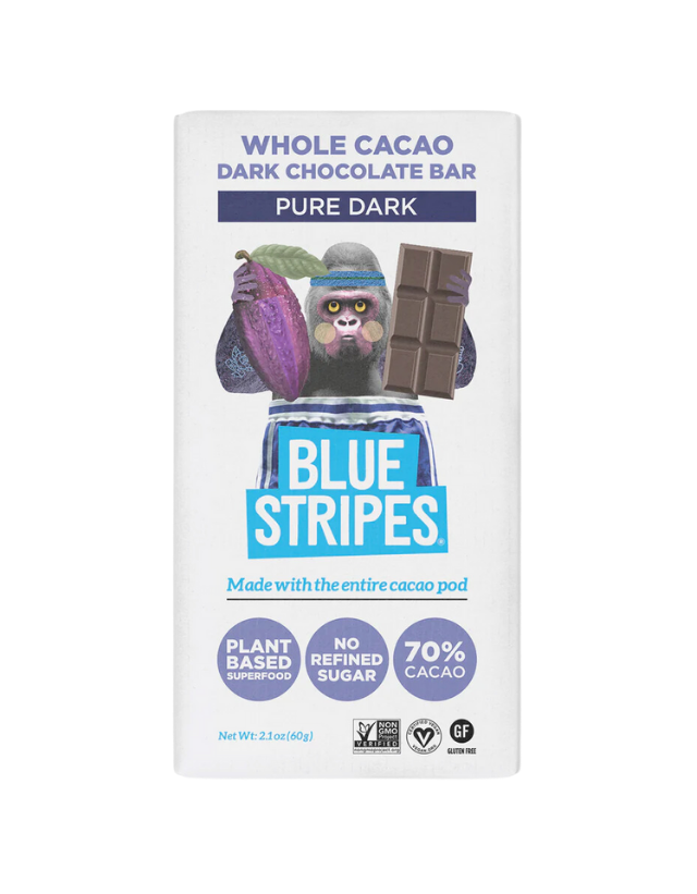 Whole Cacao Pure Dark Chocolate Bar