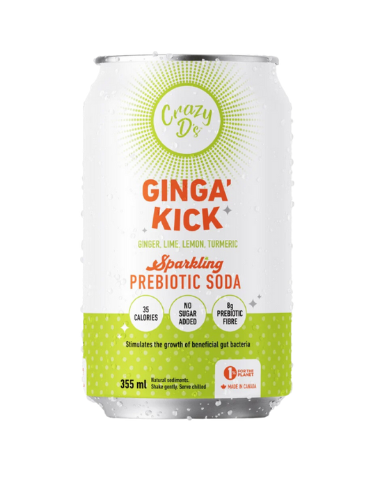 Ginga' Kick Sparkling Prebiotic Soda