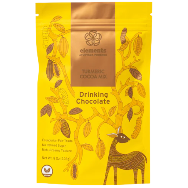 Turmeric Infused Drinking Hot Chocolate
