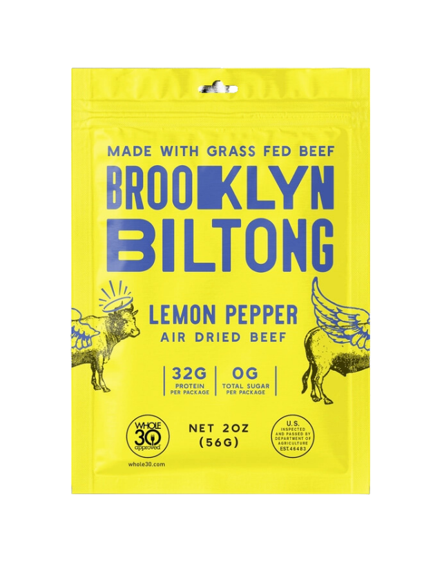 Grass Fed Biltong Lemon Pepper