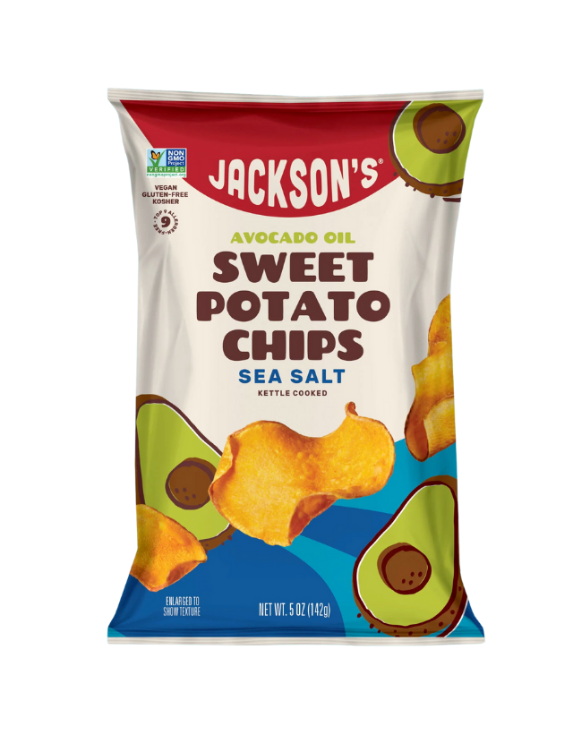 Sea Salt Sweet Potato Chips with Avocado Oil