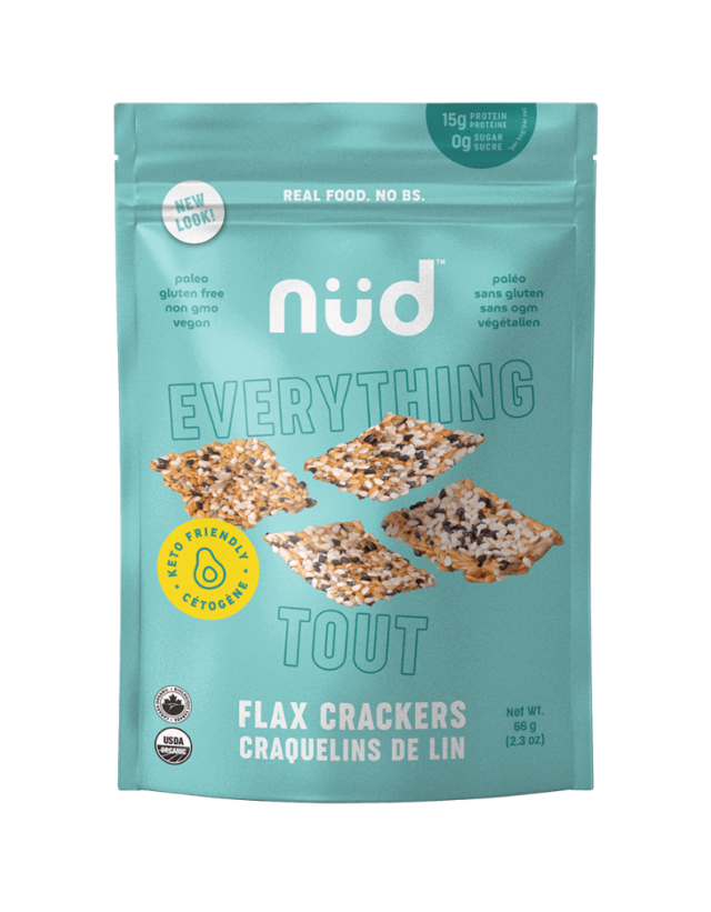 Keto 'Everything' Flax Crackers
