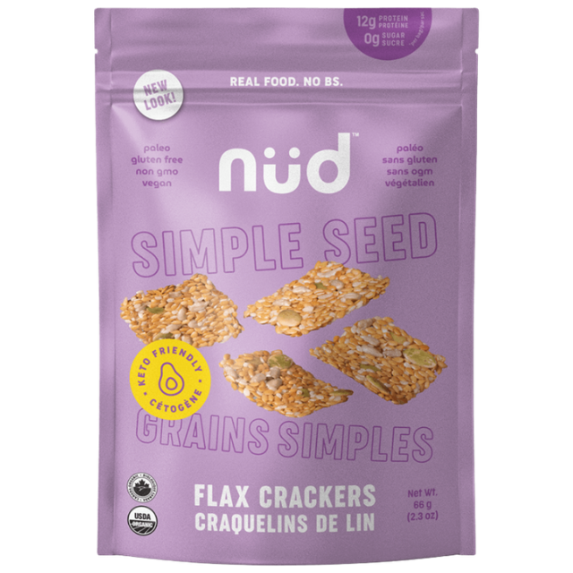 Keto Simple Seed Flax Crackers