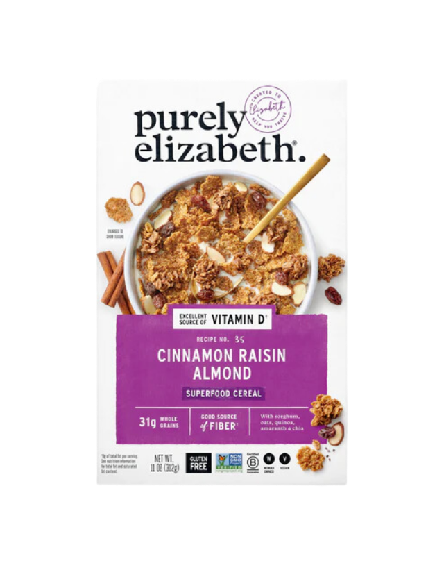 Cinnamon Raisin Almond Superfood Cereal with Vitamin D