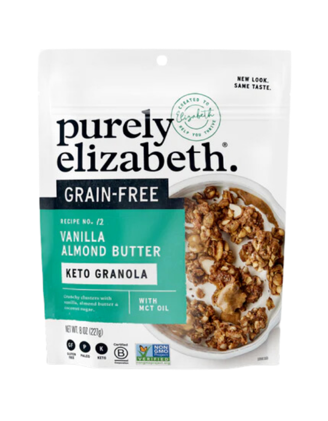 Vanilla Almond Butter Grain-Free Granola with MCT Oil