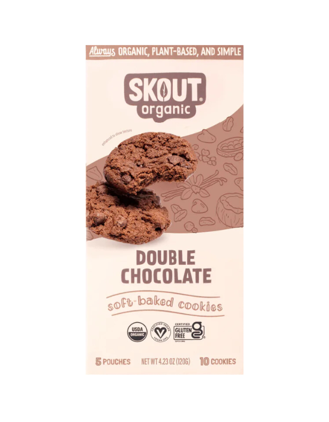 Organic Double Chocolate Soft Baked Cookies
