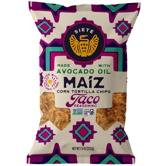 Maíz Taco Seasoning Corn Tortilla Chips