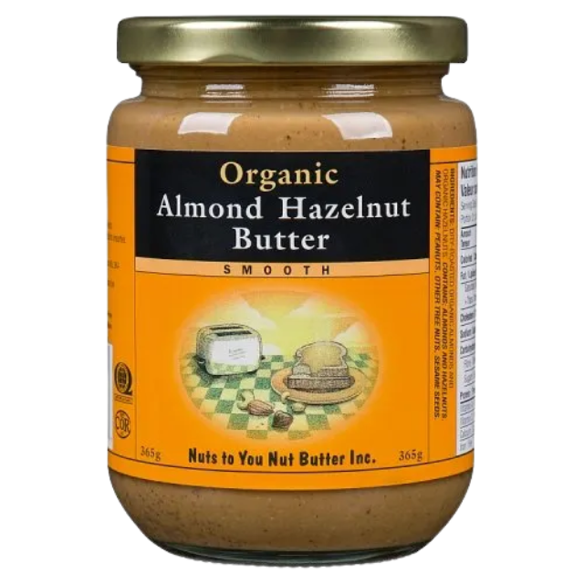 Organic Smooth Almond Hazelnut Butter