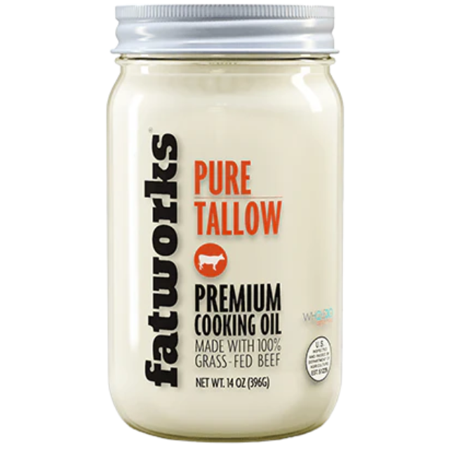 100% Grass-Fed and Grass-Finished Beef Tallow