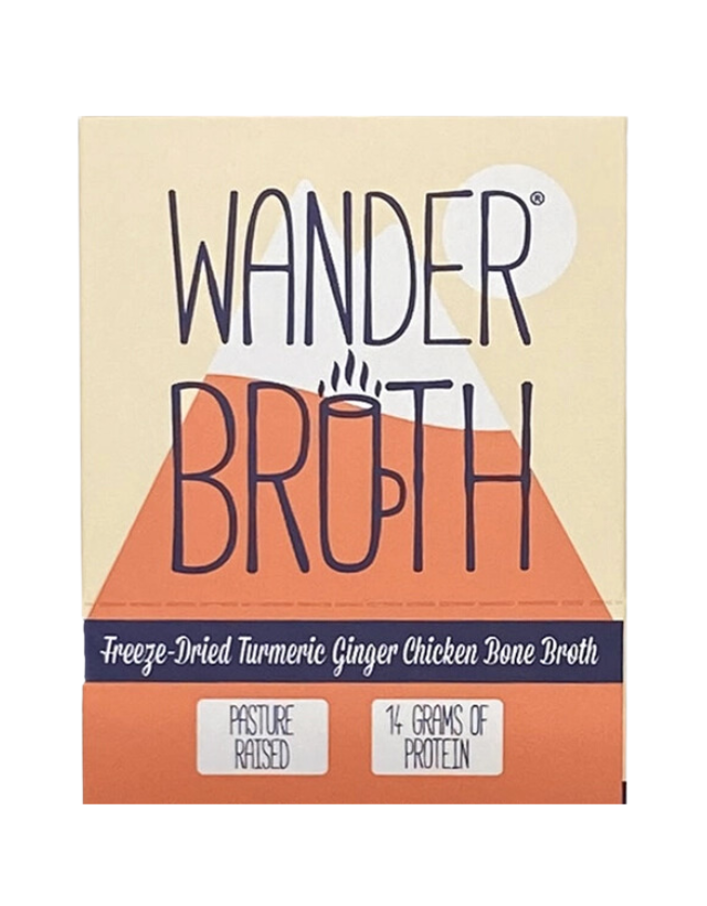Organic, Pasture-Raised Turmeric Ginger Chicken Bone Broth