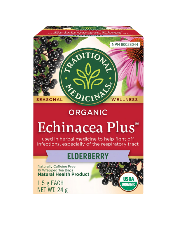 Organic Echinacea Plus Elderberry Tea