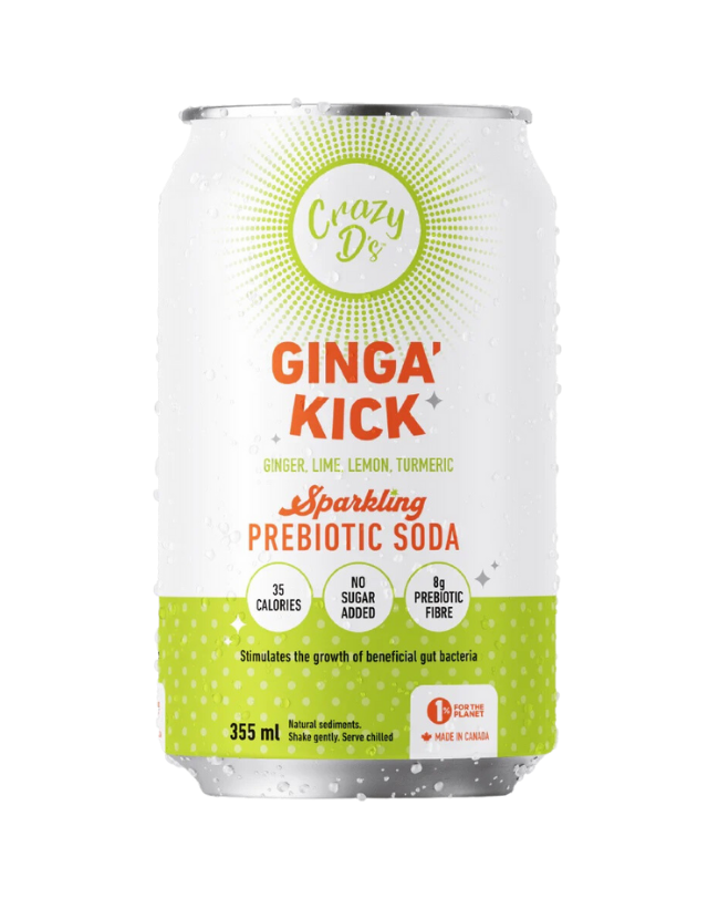 Ginga' Kick Sparkling Prebiotic Soda
