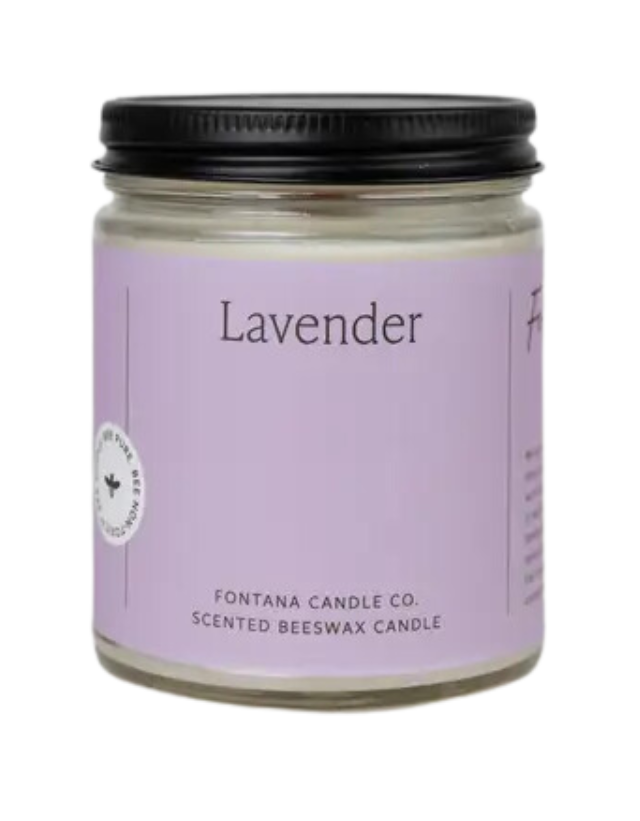 Lavender Essential Oil Candle