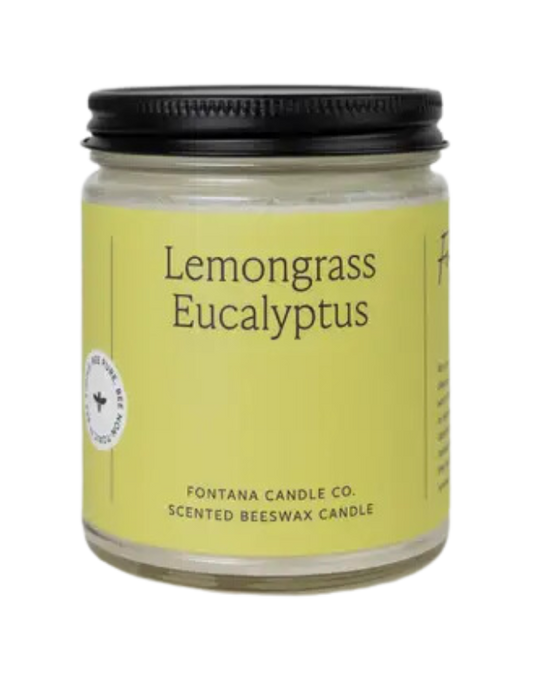 Lemongrass Eucalyptus Essential Oil Candle