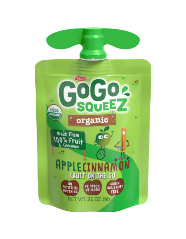 Organic Apple Cinnamon Fruit Sauce