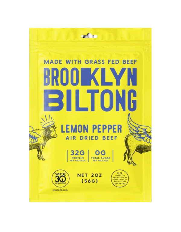 Grass Fed Biltong Lemon Pepper