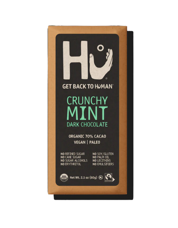 Crunchy Mint Dark Chocolate Bar