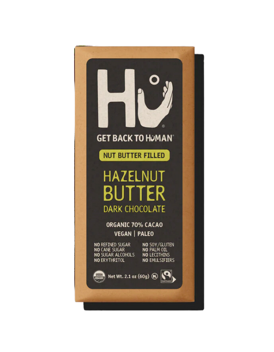 Hazelnut Butter Dark Chocolate Bar