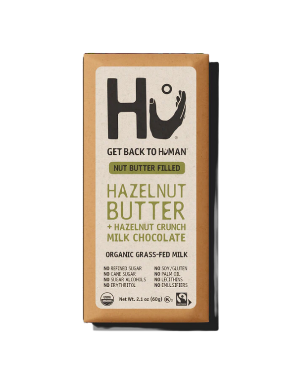 Hazelnut Butter + Hazelnut Crunch Milk Chocolate Bar