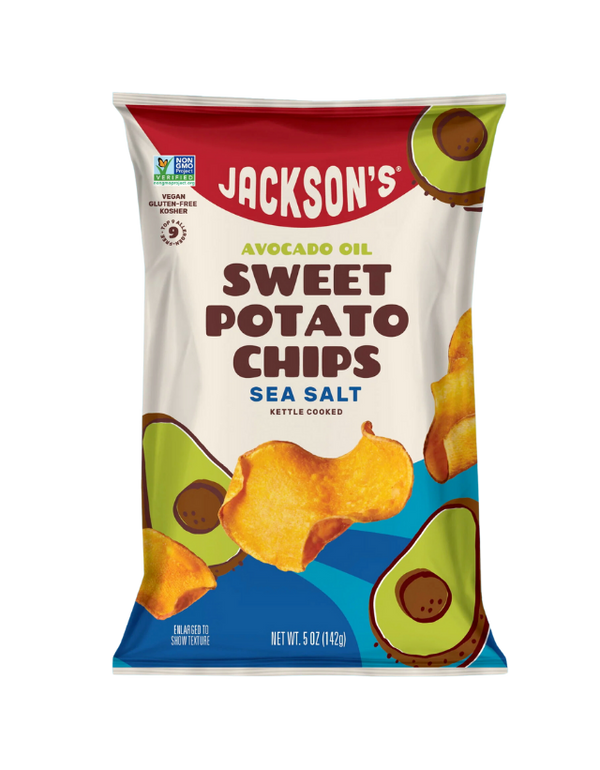 Sea Salt Sweet Potato Chips with Avocado Oil