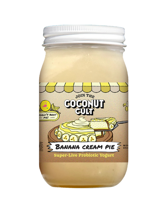 Banana Cream Pie Probiotic Coconut Yogurt