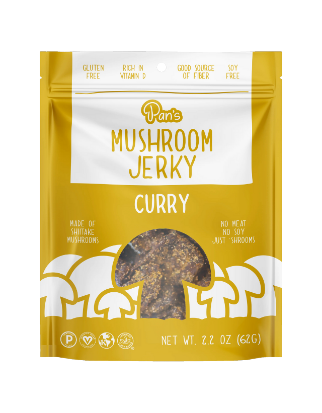 Curry Mushroom Jerky