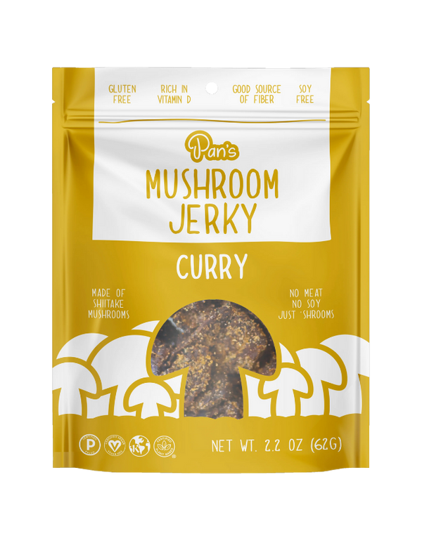 Curry Mushroom Jerky