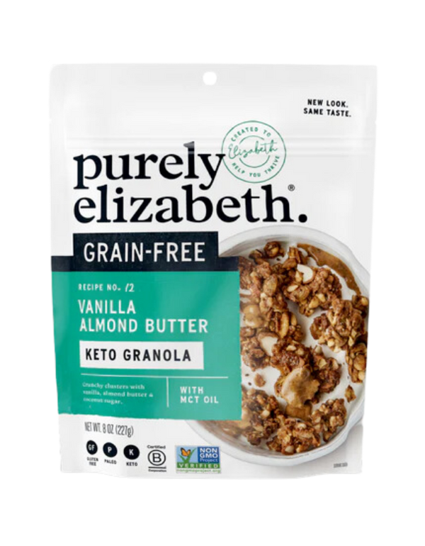 Vanilla Almond Butter Grain-Free Granola with MCT Oil