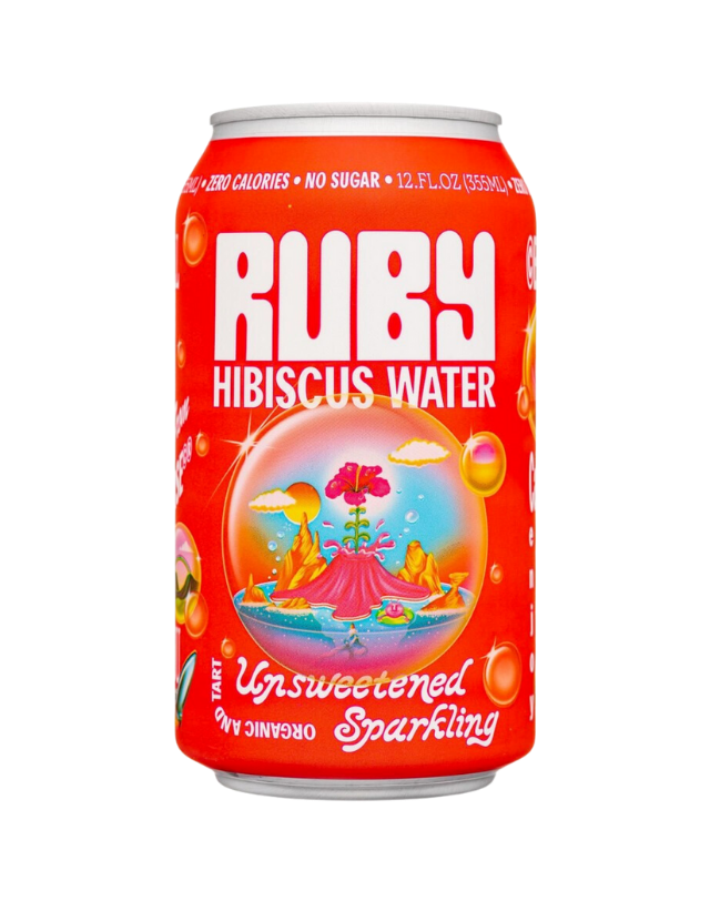 Unsweetened Sparkling Hibiscus