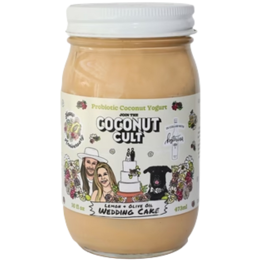 [Pre-Order]: Lemon + Olive Oil Wedding Cake Probiotic Coconut Yogurt (Limited Edition)