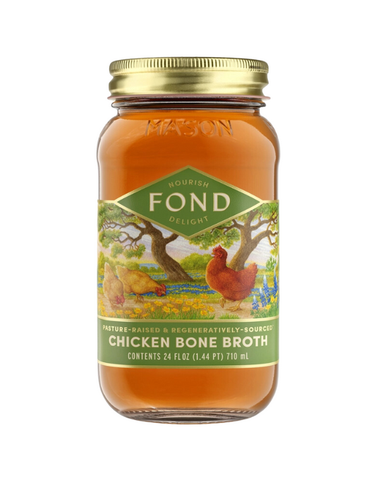 Regenerative, Pasture-Raised Chicken Bone Broth