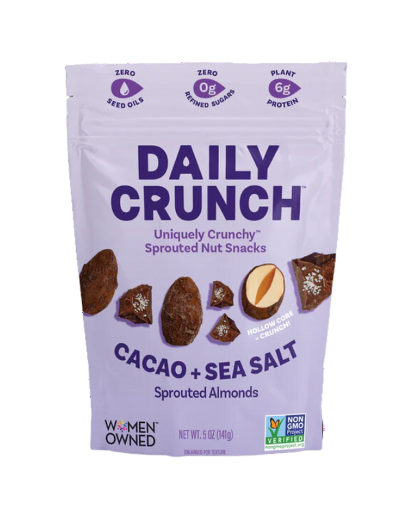 Cacao and Sea Salt Sprouted Almonds