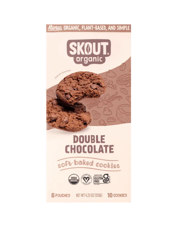 Organic Double Chocolate Soft Baked Cookies