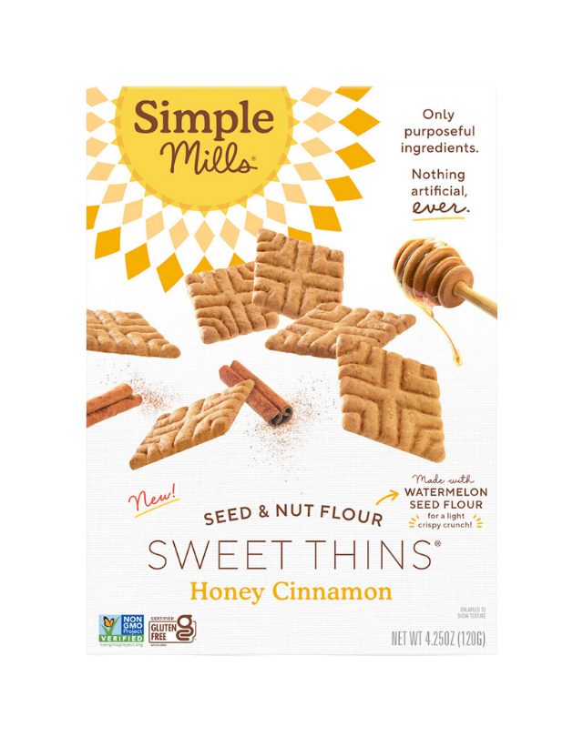 Honey Cinnamon Seed & Nut Flour Sweet Thins