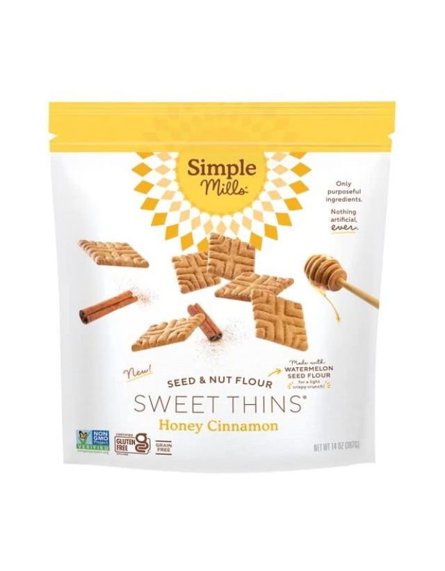 Honey Cinnamon Seed & Nut Flour Sweet Thins