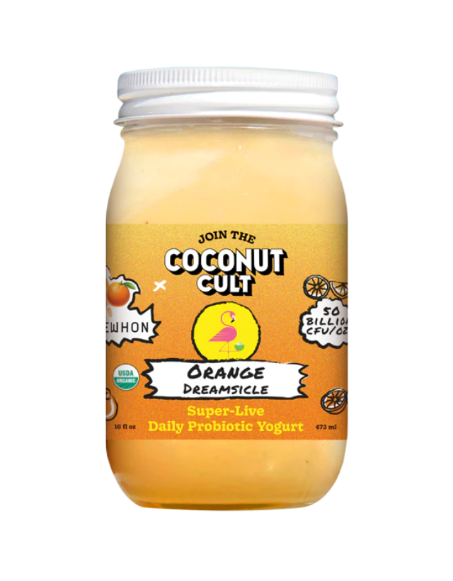 Orange Dreamsicle Probiotic Coconut Yogurt