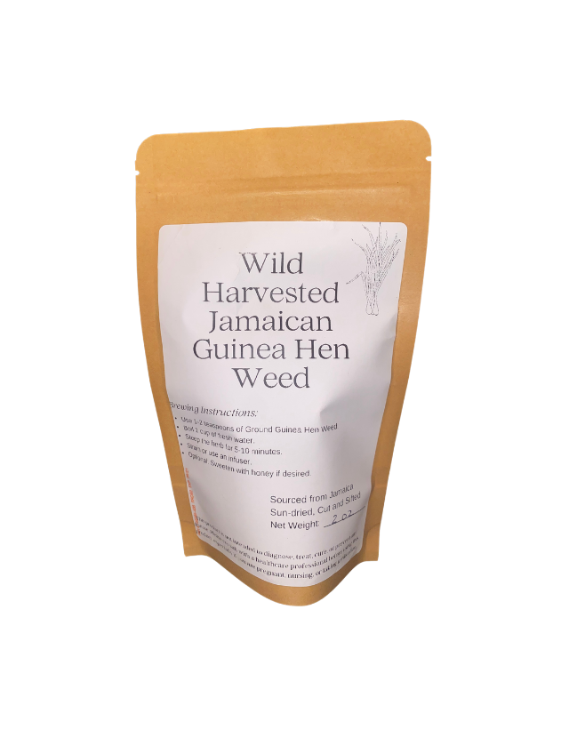 Wild Harvested Jamaican Guinea Hen Weed-Ground