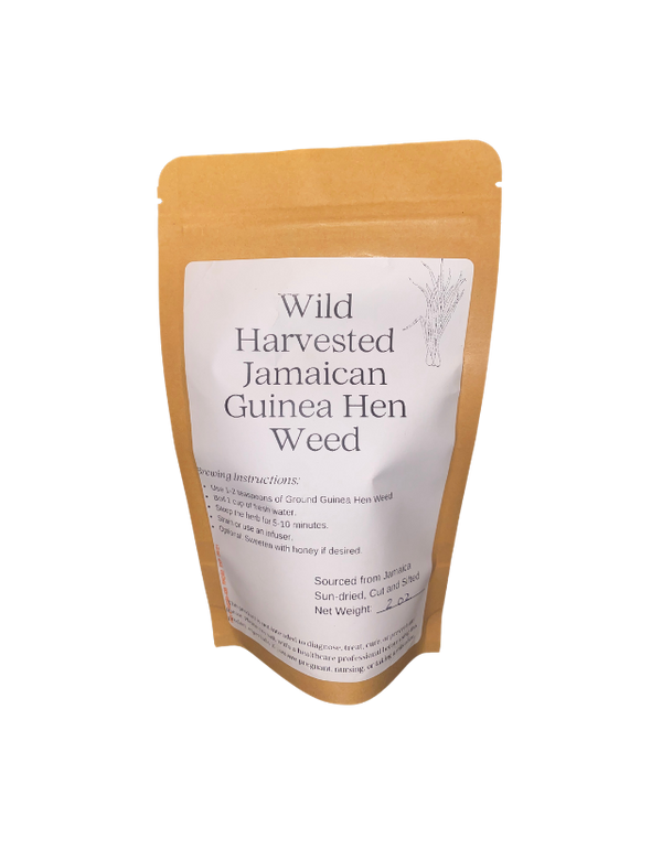 Wild Harvested Jamaican Guinea Hen Weed-Ground