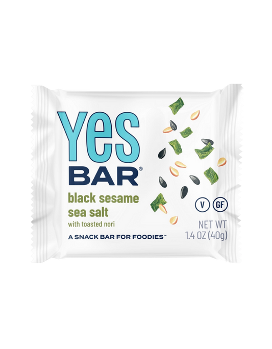 Black Sesame Sea Salt with Toasted Nori - Gourmet Plant-Based Snack Bar