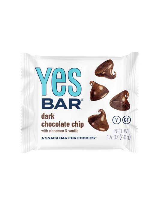 Dark Chocolate Chip with Cinnamon & Vanilla - Gourmet Plant-Based Snack Bar