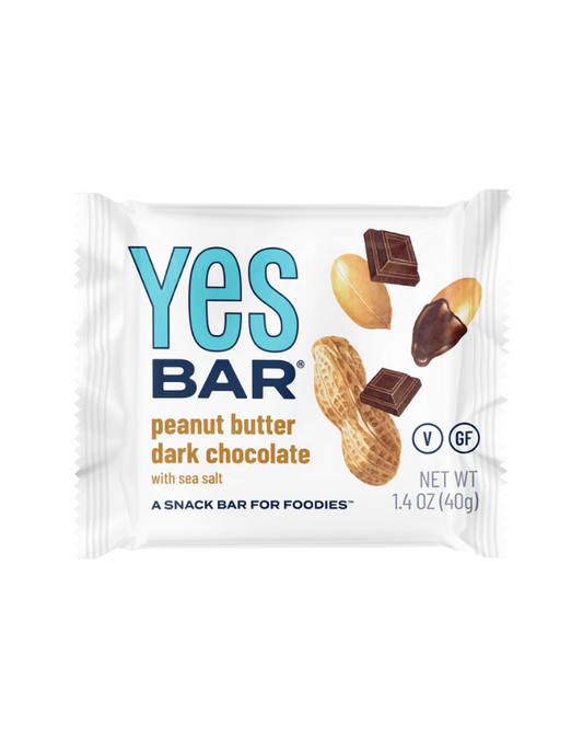 Peanut Butter Dark Chocolate with Sea Salt - Gourmet Plant-Based Snack Bar