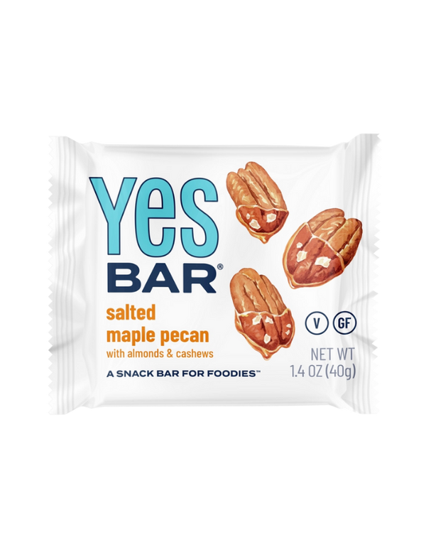 Salted Maple Pecan with Almonds & Cashews- Gourmet Plant-Based Snack Bar