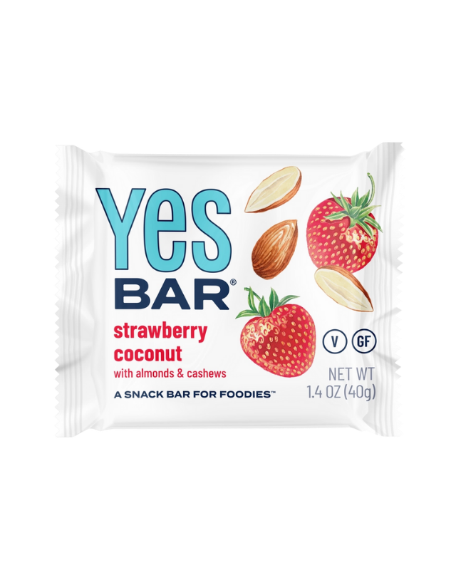 Strawberry Coconut with Almonds & Cashews- Gourmet Plant-Based Snack Bar