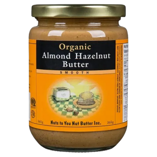 Organic Smooth Almond Hazelnut Butter