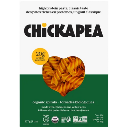 Spiral Chickpea Pasta