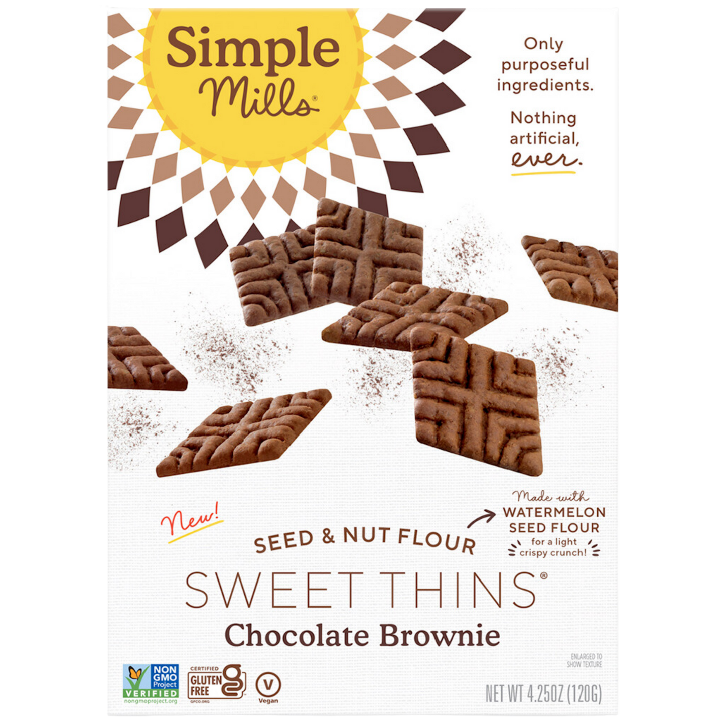 Chocolate Brownie Seed & Nut Flour Sweet Thins