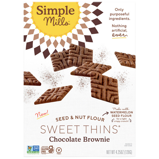 Chocolate Brownie Seed & Nut Flour Sweet Thins